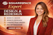 squarespace website design squarespace website redesign squarespace website