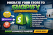migrate mercado libre hostinger magento to shopify fix issues sync products