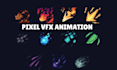 create pixel art vfx, spell icon, visual effect, 2d game assets, visual effect