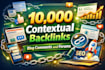 10,000 contextual backlinks from comments