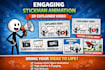 create custom stickman animation and 2d explainer video