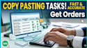 do fast data entry and copy paste tasks