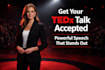 coach, write and structure your tedx talk script to get accepted and deliver