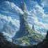 draw a natural landscape and background illustration