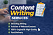 write SEO friendly content, articles and blog posts