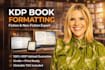 do fiction and non fiction book formatting for amazon KDP