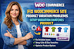 fix woocommerce site product variation problems setup variation swatches product