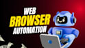 build browser automation scripts, bots using selenium, custom chrome extension