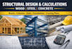 structural design, load calculation, wood, steel, timber and concrete structures