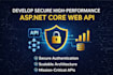 develop secure high performance asp net core web api