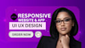do figma website design, UI UX design, website UI UX