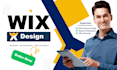 build wix studio website design, velo custom code and cms