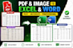 convert PDF or image to excel accurately