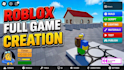 develop full roblox game, full game creation, roblox map, game development