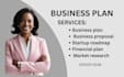 write business plan financial plan pitch deck