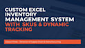 build custom excel inventory management system