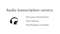 transcript audios in italian, accurately and fast