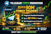 run telegram ads gain 800k telegram forex traders telegram forex promotion