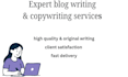 do blog and article writing and translation