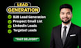 do b2b lead generation, email list and linkedin leads