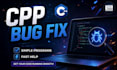 debug and fix your c plus plus program