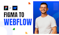 design a webflow landing page with cms setup