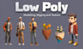 model, rig and animate 3d low poly character game asset psx ps1 ps2 n64 ps3