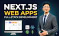 build a full stack next js web app with node js and mongodb