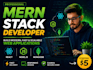 develop a full stack web application using mern