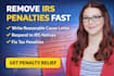 fix irs penalties and write strong reasonable cause letter fast