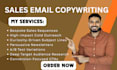write high converting sales email copy and cold email copywriting email campaign