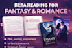 beta read your book with detailed feedback