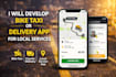 develop bike taxi or delivery app for local services