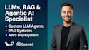 build custom ai agents and rag systems with langchain