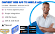 convert lovable web app base44 app to ios android app using capacitor cordova