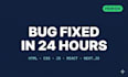 fix bugs in your HTML CSS javascript react and next js code fast