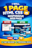 create 1 page responsive website using HTML CSS javascript