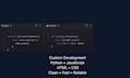 develop clean code in python javascript HTML CSS