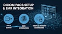 setup dicom pacs server orthanc dcm4chee radiology, emr integration