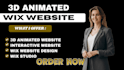 3d animated wix website interactive wix studio 3d wix animated website