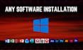 remotely install any software, office, adobe, cad, cam