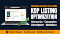 do amazon kdp listing optimization keywords research, category, book description