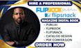 create interactive flipbook, flipsnack, digital magazine, ebook, cookbook design