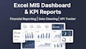 create excel mis dashboards, KPI reports, and financial data analysis for
