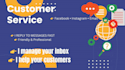 reply to messages and provide customer service