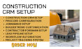 setup construction crm procore jobnimbus buildertrend contractor foremen