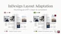 format and adapt indesign files with translated content