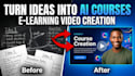 do best ai online e learning training coaching course content video creation