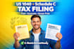 prepare and file your US 1040, schedule c tax return