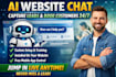 create an ai website chat for 24 7 support and auto replies